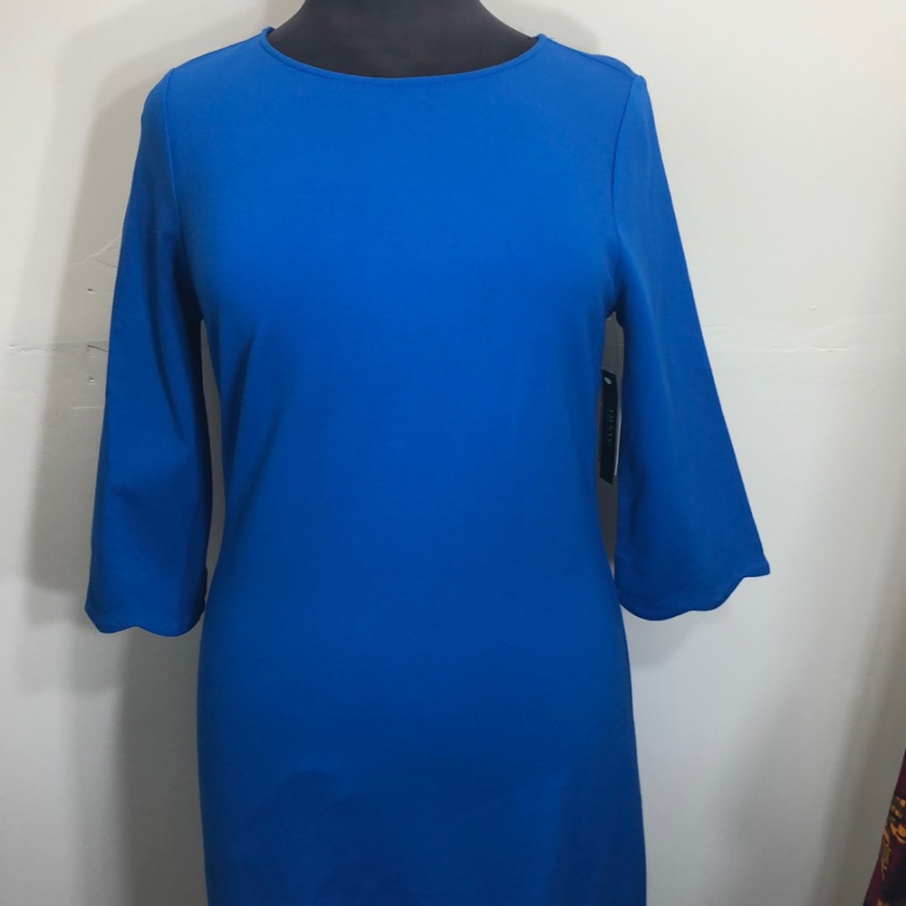 Isaac Mizrahi Flower Cut Hem Dress